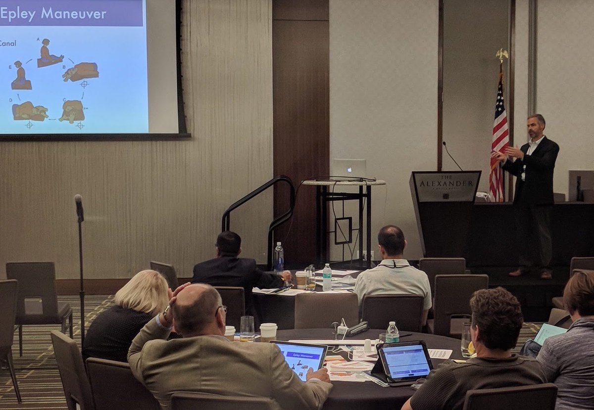 neuroop's tweet photo. Thanks to the @INFamilyDocs for allowing me to present an update in the diagnosis and treatment of vertigo at their annual conference! #IAFPannualmeeting - @aafp #FamilyMedicine @StVincentIN @IU_Health @IUHealthArnett @IUHealthTeam @TheISMA @vestibularveda https://t.co/lvrImM4BTk