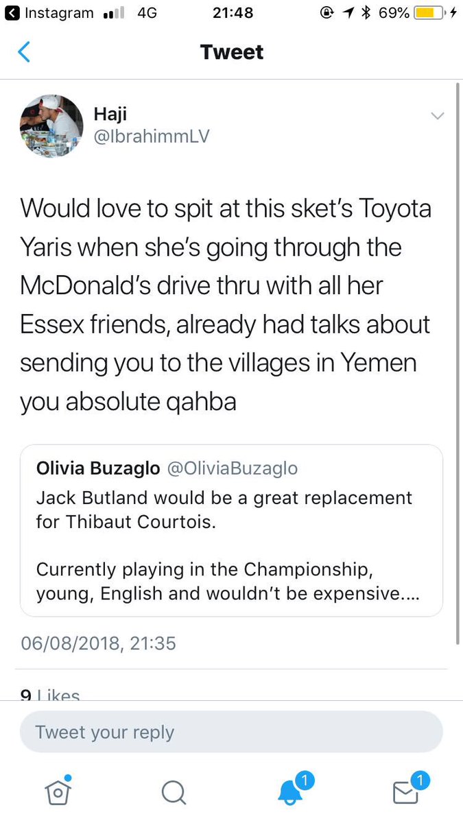 Jennie Buzaglo (@jenniebuzaglo) on Twitter photo When your sister knows more about football than most boys, but they can’t take it so they verbally abuse her... Disgraceful. When your sister knows more about football than most boys, but they can’t take it so they verbally abuse her... Disgraceful.
