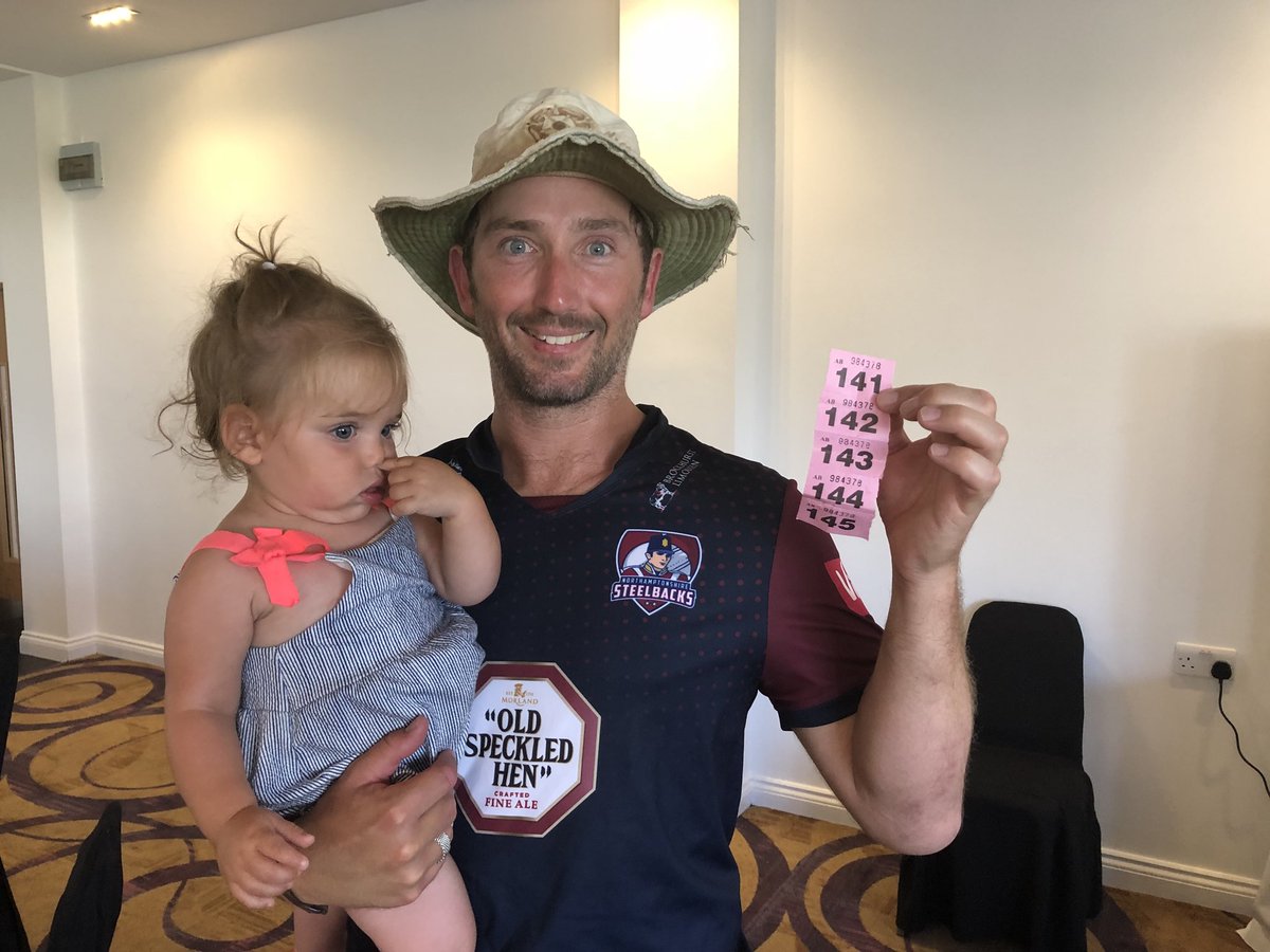 Who doesn’t love a raffle, eh? Thanks to all who ripped a strip at <a href="/stevecrook25/">Steven Crook</a>’s T20 testimonial on Sunday. Crooky (ably assisted by daughter Marley) made the draw just after the game and Crooky has been in touch with our lucky winners. Congratulations, all. 1/2