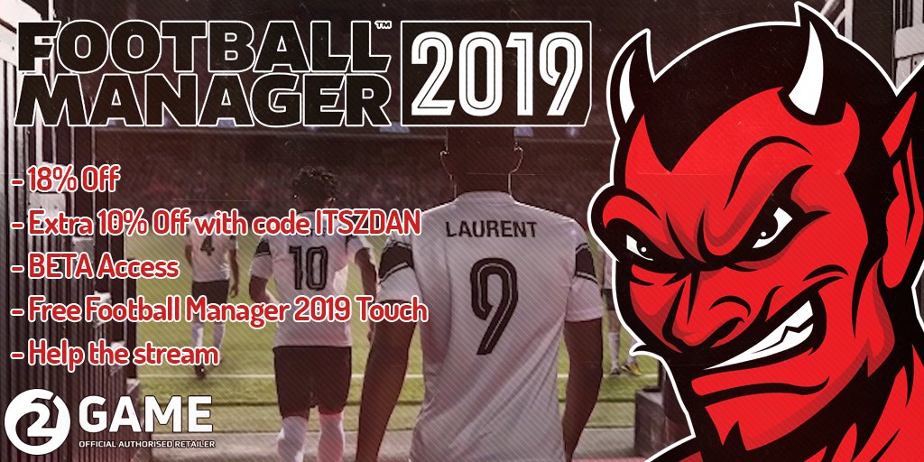 Itszdan 18 Off Extra 10 Off With Code Itszdan Beta Access Free Football Manager 19 Touch Help The Stream T Co Lqlzeni90q Pre Order Now Fm19