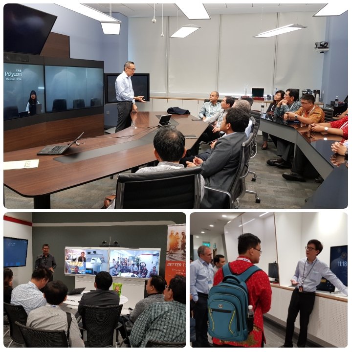 ling23's tweet photo. #IngramMicroONEAPAC Delegates got treated to an exclusive tour of our EEC @PolycomAPAC . Last session 8Aug p.m. Sign up at our booth B01! @HeebunC @ucprimer https://t.co/zfAIS0gml4
