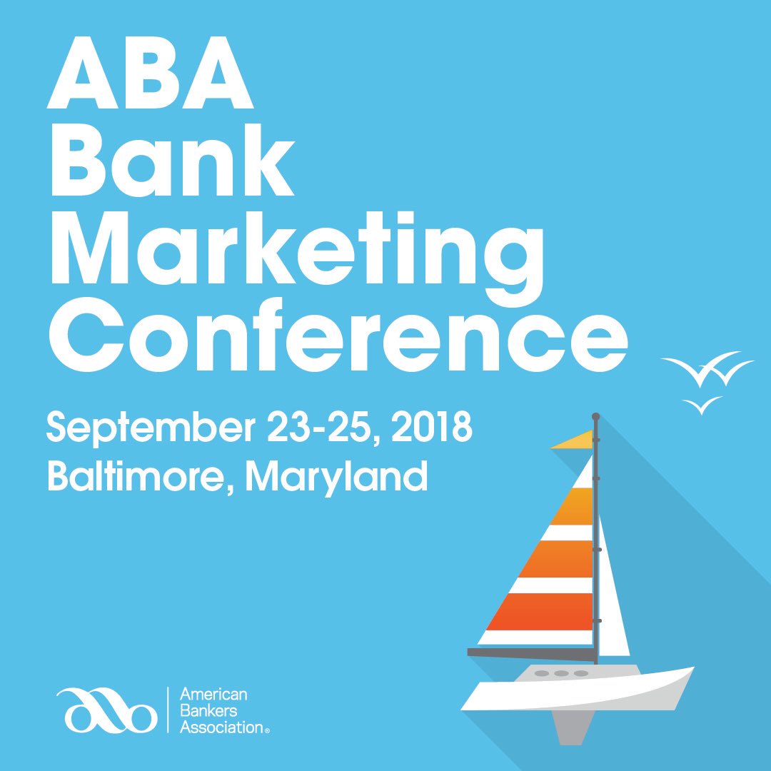 nwbartholomew's tweet photo. Whoβs attending the @ABABankMktg Conference in Baltimore? ππΌββοΈ See you in September! #theGirlBanker #ABABankMarketing #BankMarketer https://t.co/AdnRAMN03B