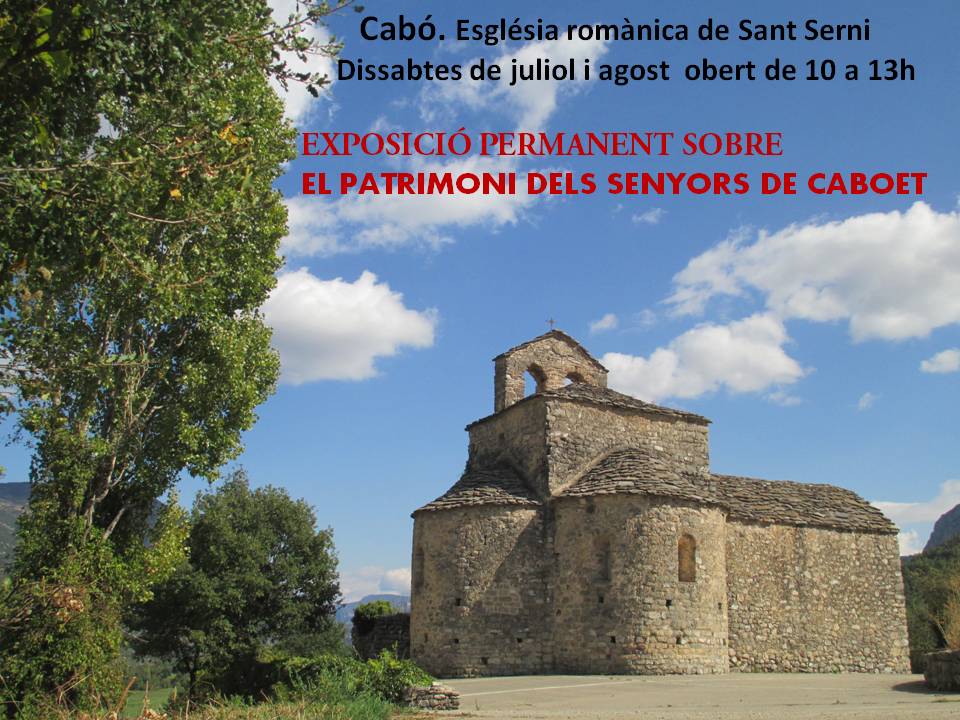 ⛪️L'església Romànica de #SantSerni obre les seves portes tots els dissabtes de juliol i agost de 10h a 13h. #alturgell #cabó