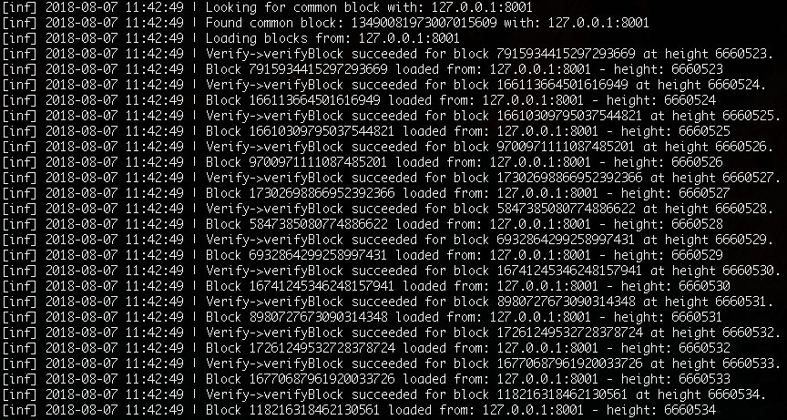 Testing synchronization with the #Lisk Mainnet network using #Lisk Core 1.0.0-rc.2, so far so good! 🚀