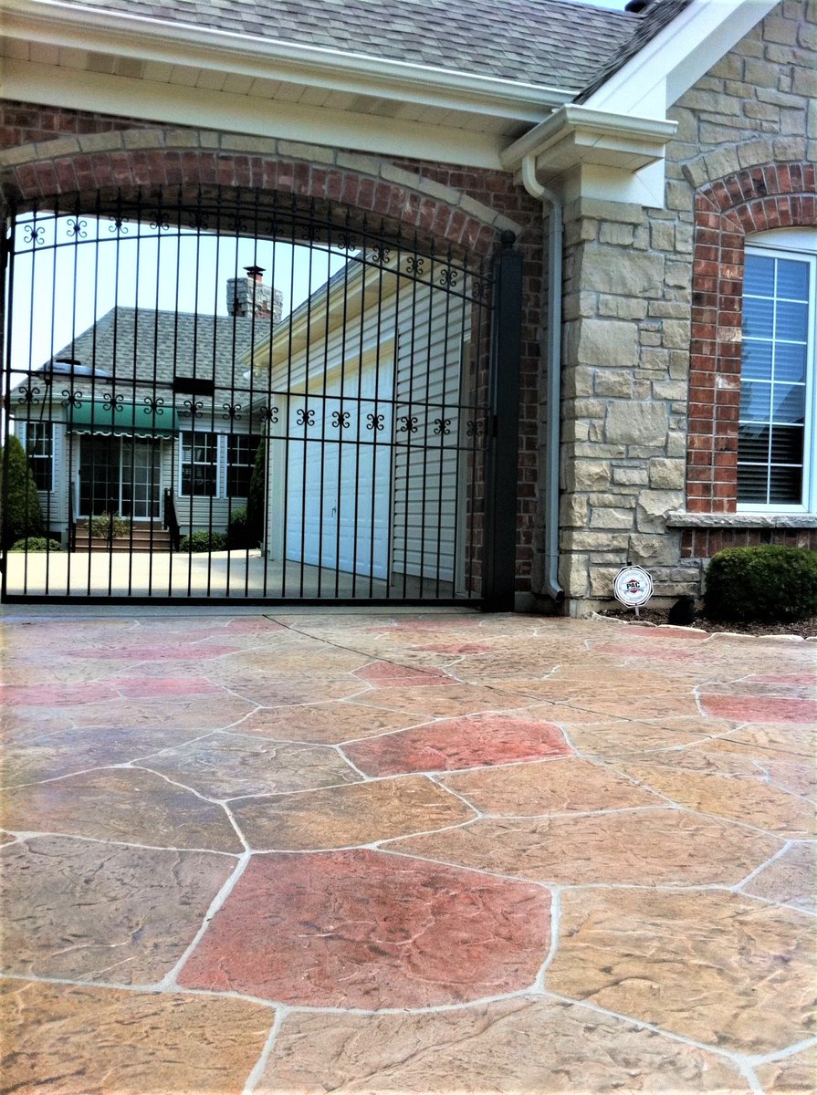 Is your driveway experiencing cracking, scaling, or spalling? The best solution is to resurface it with a stamped concrete overlay. Choose from our wide variety of color and pattern options. CALL (636) 256-6733! FREE Estimate