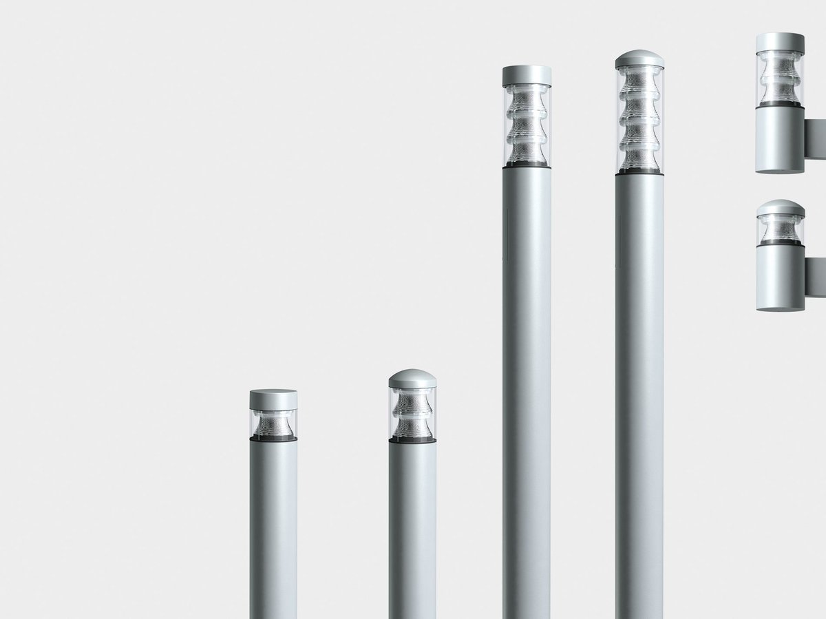 SeluxCorp's tweet photo. A complete family offering, ELO by #Selux consists of multiple versions - bollards, columns, & wall mount. #ELO uses the scalable #Tritec LED refractor light engine & offers efficacies up to 104lm/W. The 6-inch diameter family offers a minimalist design; clean, light, & classic. https://t.co/Gk2uV4NupY