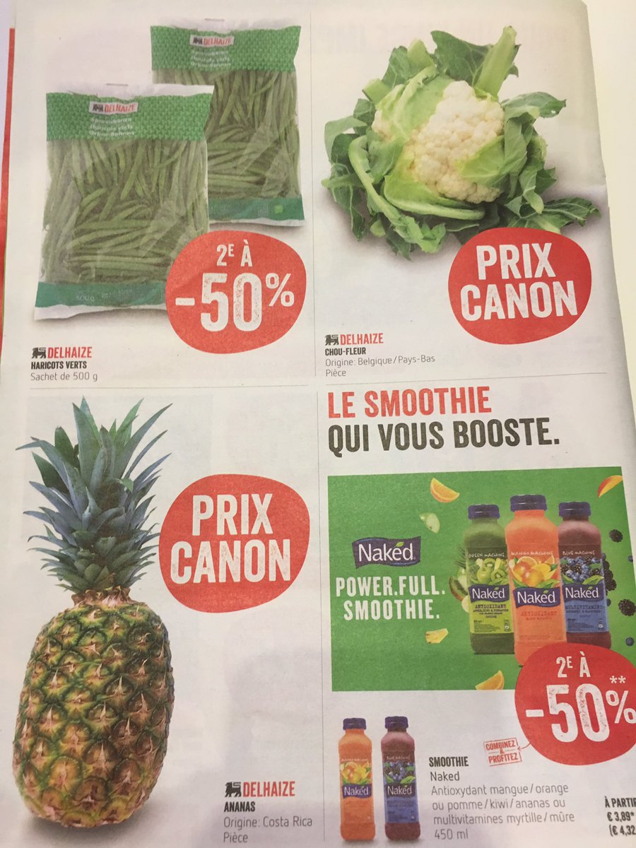Merci <a href="/DelhaizeBelgium/">Delhaize</a>, prix canon... Mais pas de prix! 🤔