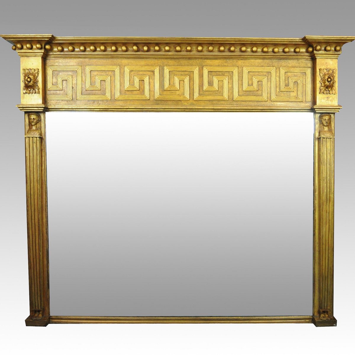 Bada On Twitter A Large Regency Overmantel Mirror Decorated With