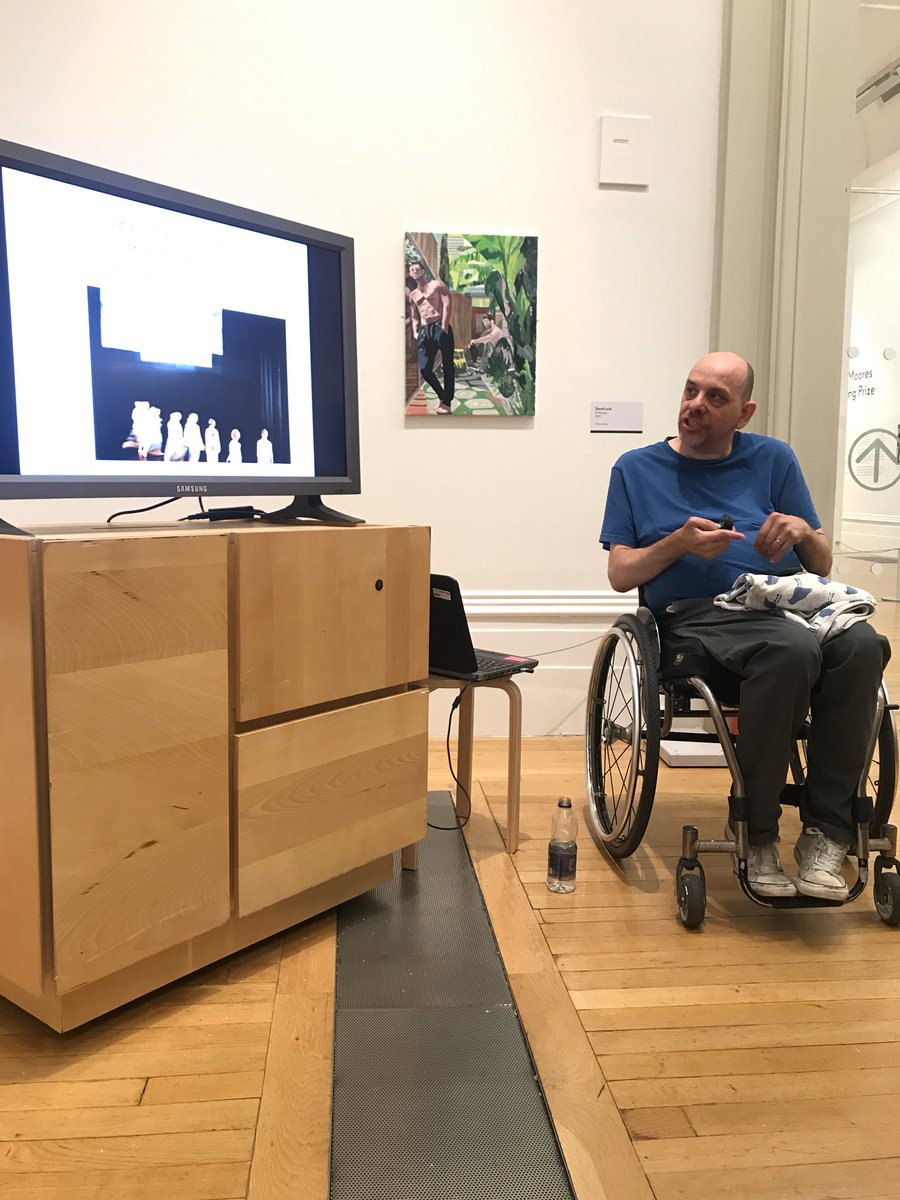 JMPaintingPrize's tweet photo. David created the backdrop for @candocodance staging of Set and reset whose original choreography was by Trisha Brown and backdrop by Robert Rauschenberg #davidlock #talktuesday #jm2018 https://t.co/OEor5vjVD3 https://t.co/tWQ2aPROA0