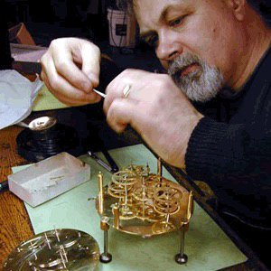 FatherTimeIL's tweet image. Our staff includes 3 master watchmakers, and 2 master clockmakers, whom are all European trained and educated. Our sales staff is very knowledgeable and can relate a great deal of watch and clock history! #fathertimeantiques #watches #antiques #chicago #restoration