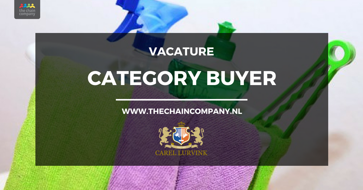 Wij zijn op zoek naar een Category Buyer! 🧐

Wil jij deze droombaan vervullen? Bekijk dan snel de vacature of neem contact op met Femke:

🌍Vacature: bit.ly/2OioJNt
📩Contact: femke.startmann@thechaincompany.nl