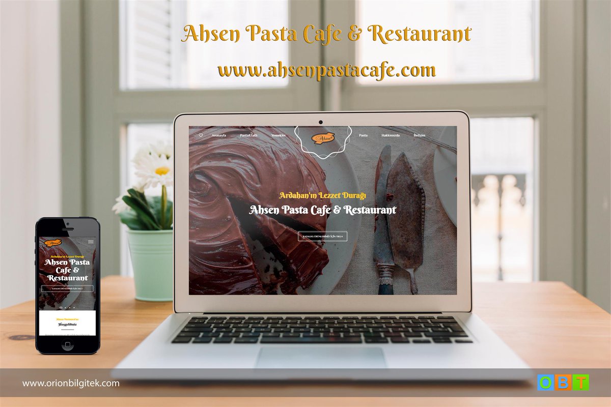 "Ahsen Pasta Cafe &amp; Restaurant" için şık bir web sayfası hazırladık.

Siz de kendinize ve işletmenize ait özgün bir web sayfanız olsun ister misiniz?

Bize ulaşın;
orionbilgitek.com
0 850 441 43 40 

 #tasarım #ardahan #kars #erzurum #webdesign #webtasarım #website #logo