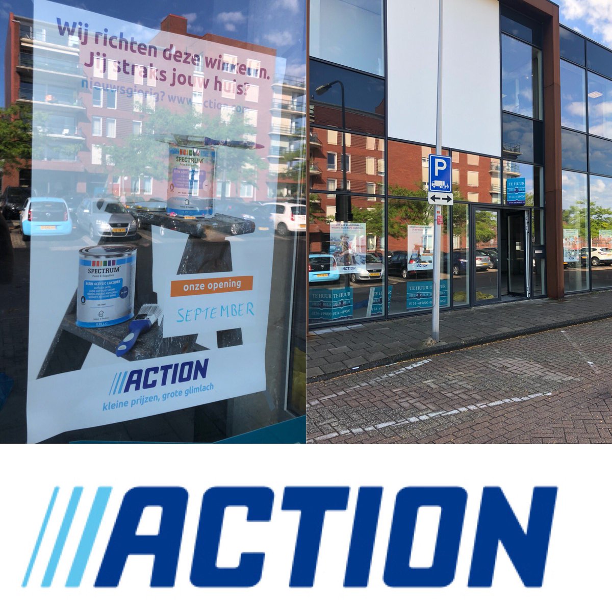 In september opent Action in Naaldwijk! Ze gaan zich vestigen aan de Patijnenburg naast <a href="/Ambiance_bv/">Ambiance Naaldwijk</a> en <a href="/Baderie/">Baderie | Badkamers</a>.