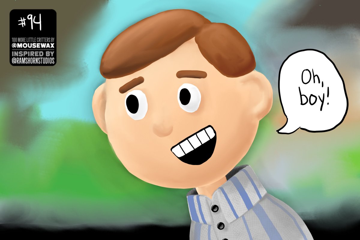 Brandon Lewis Agent Of D A R Wi N Orel Puppington Is A Fantastic Kid You Should Track Down Episodes Of Moral Orel If You Haven T Seen This Show Project Inspired By Ramshornstudios 100daysproject