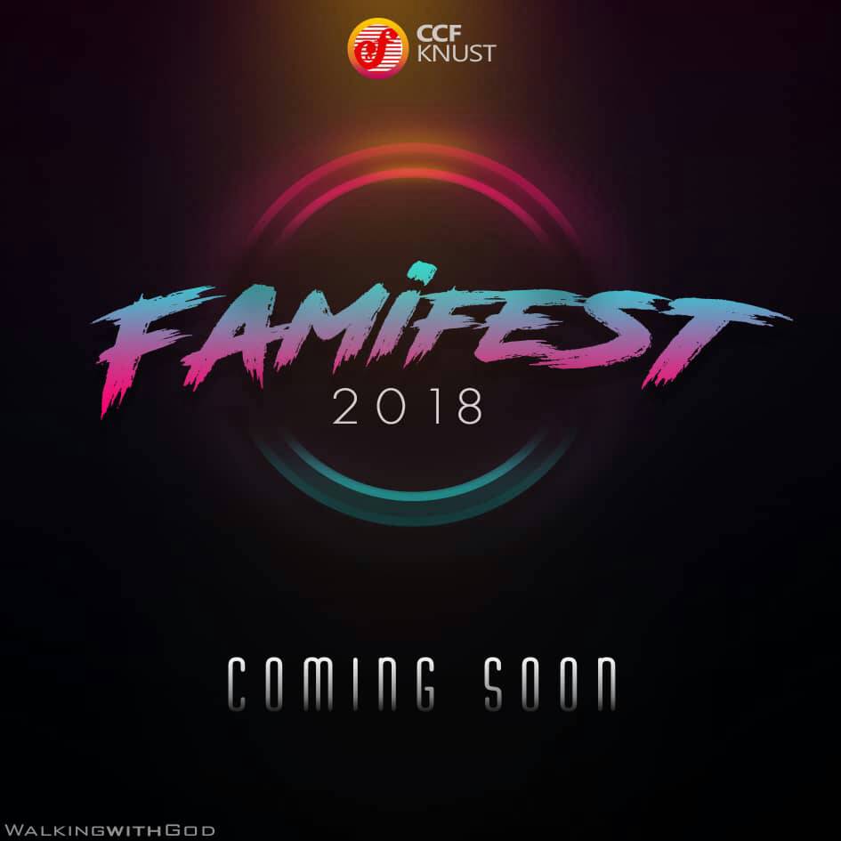 _kojo_c's tweet photo. It's going to be bigger this year.
#CCFKNUST presents #famifest18.
#WalkingWithGod https://t.co/Vmvf1U2cku