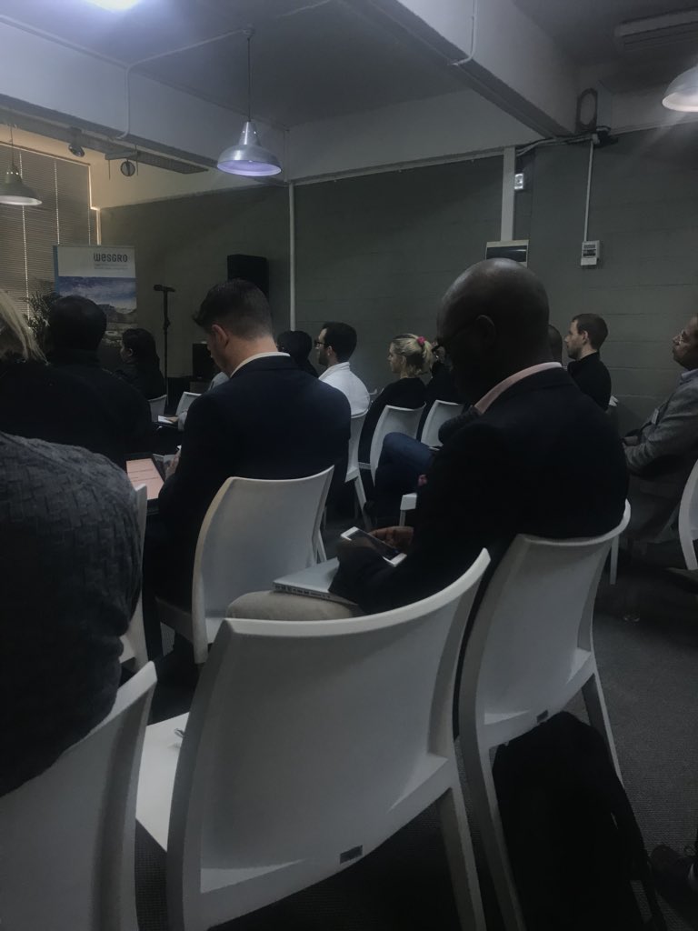 LinumLabs's tweet image. “Promoting an environment where creativity, collaboration, entrepreneurship and technology can thrive”.

We’re at the Cape Town #AfricasTechHub feedback talk with some incredible individuals and organizations working in the space. 

@Wesgro @Cape_IT @AllanGrayOrbis