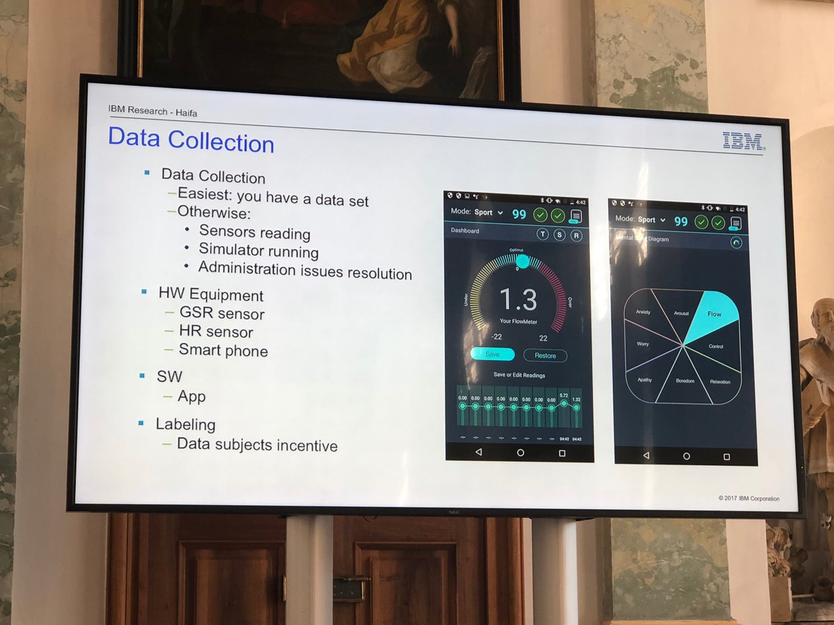 DigitalistInfo's tweet image. The second talk of the day, Alexander Zadorojniv from IBM Research Lab Haifa talking about metal state data and how recommendations can help us to get in control of ourselves and ensure performance #cognitivemodel #BMWSummerSchool #digitalist