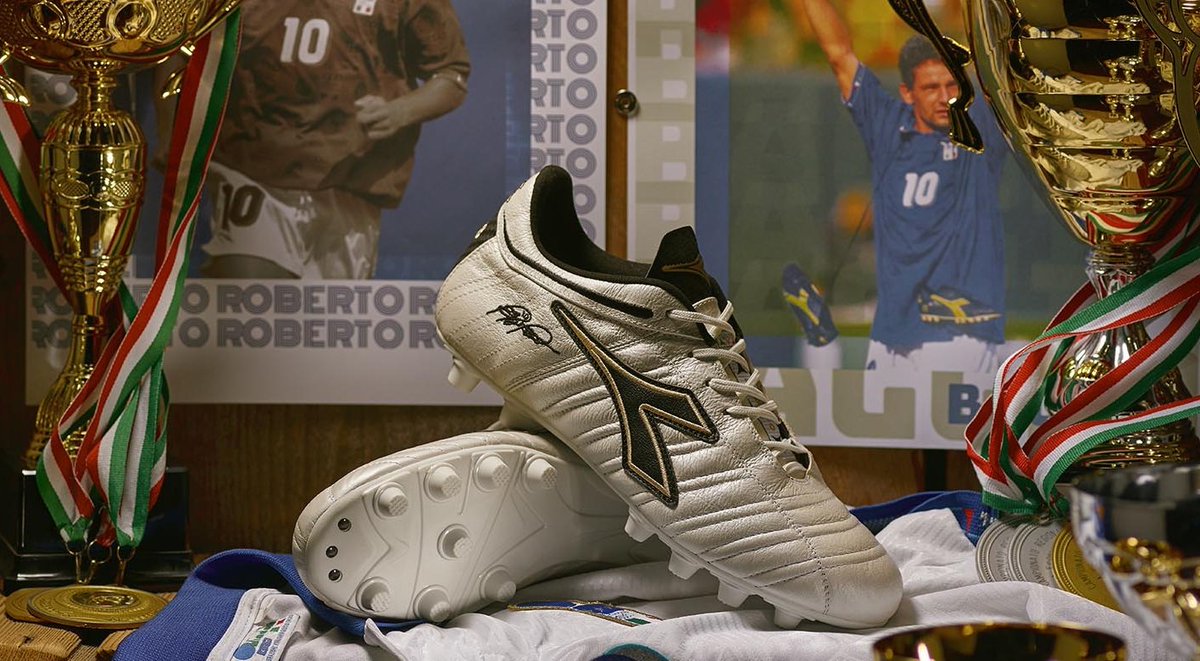 ディアドラ サッカースパイク 『BAGGIO 03 ITALY OG MD PU』 元