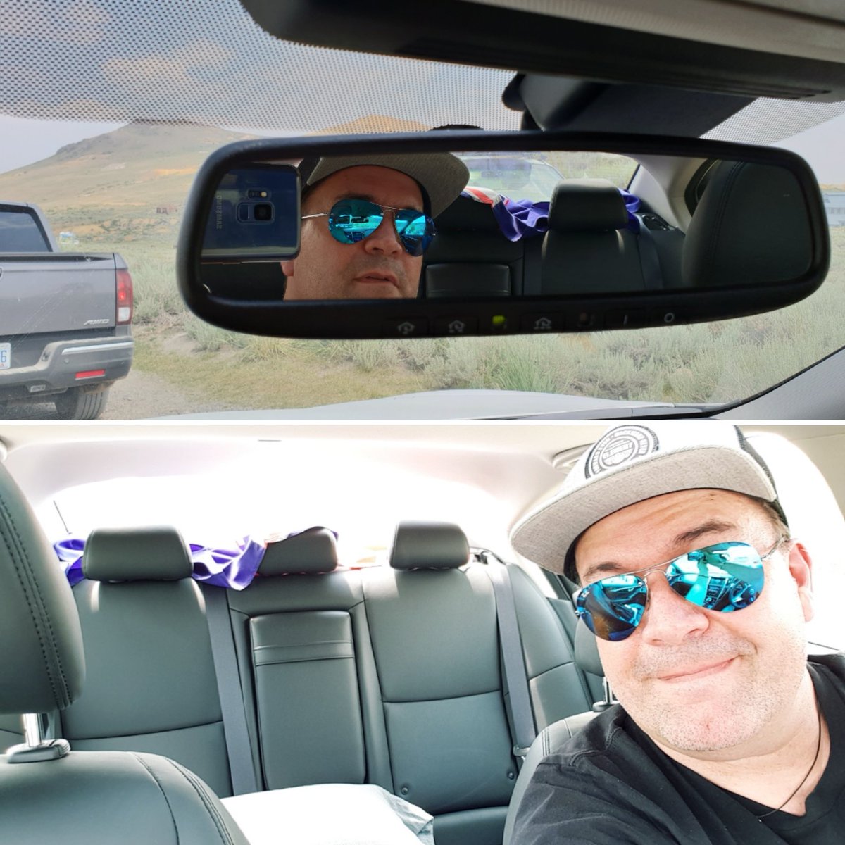 Rob2563's tweet photo. Walked into a little store at Lee Vining today and saw an Austraian Flag for sale ($8 made in China lol)
It's now draped across the back window of the car...
#RoadTrip #Australian #RobstarInUS #California #Yosemite https://t.co/ty6q57x0Op