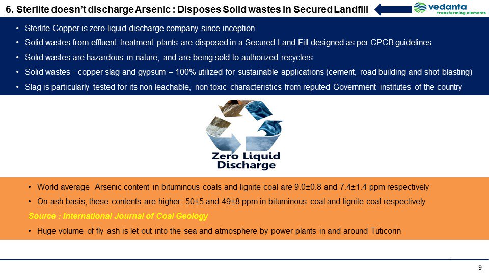 Our Copper slag has been identified as Non toxic and non leachable by ITRC !