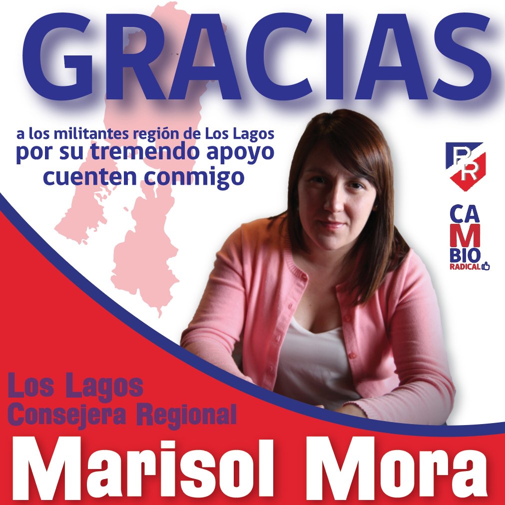 La voz del <a href="/CambioRadicalPR/">Cambio Radical</a> ha sido escuchada, ahora a cumplir!
Gracias a todos por el gran apoyo en las urnas. En especial a mi querida gente de #Chaiten #Castro #Queilen #PuertoMontt y #PuertoVaras Ahora a seguir trabajando por ustedes y por los valores del radicalismo.