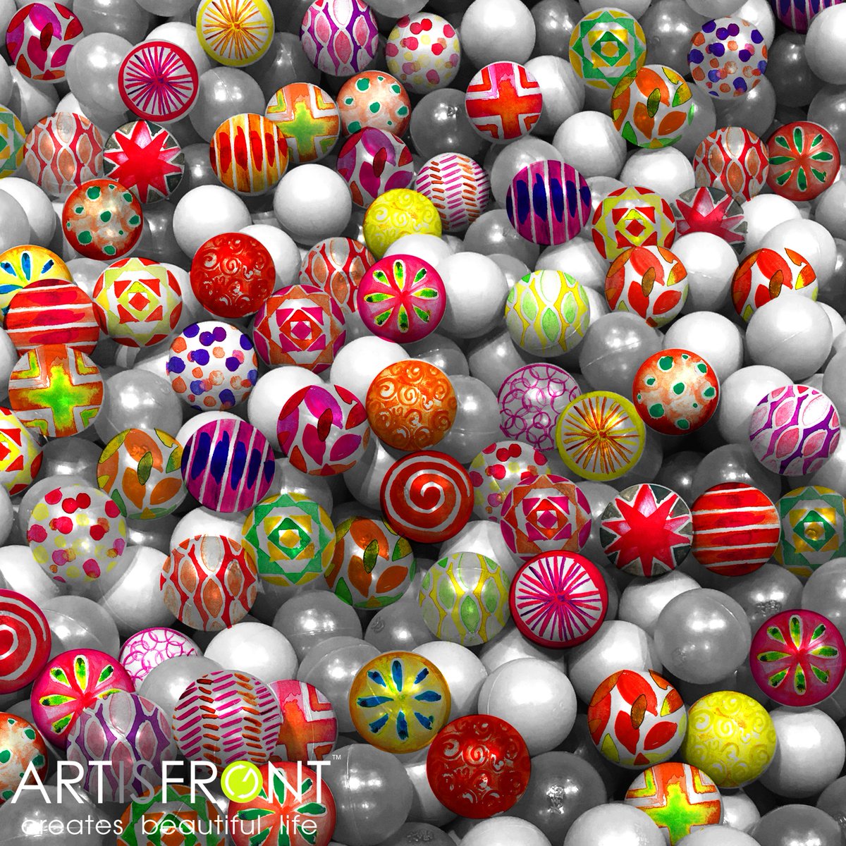 Artisfront's tweet photo. Let's jump into a ball pool and just have fun!
.
#artisftont #design #pattern #art #digitalart #illustration #graphicdesign #creates #colorful #candy #sweet #lovely #cute #imagination #photography #conception #mood #playground #joy #ballpool #ballpit #ballpoolfun #ballpitfun https://t.co/NJpSHYTBpf