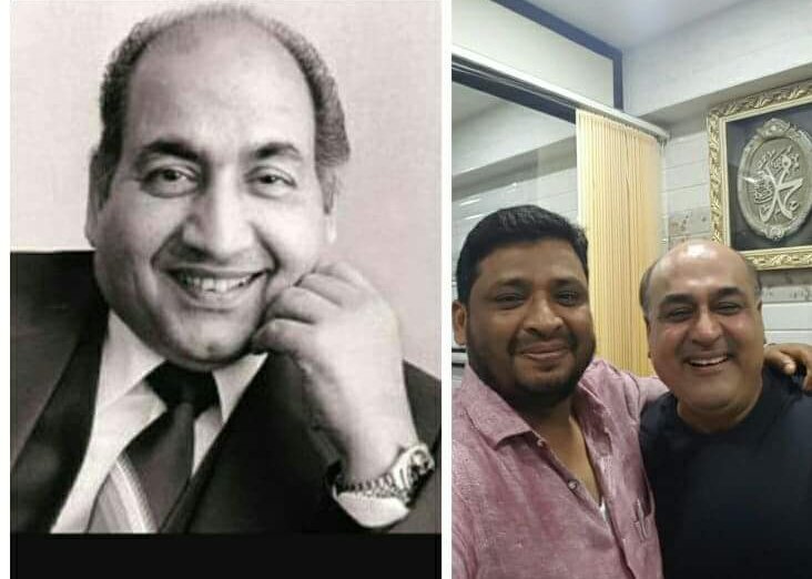 arshadansari359's tweet photo. #Asslam walekum doston#
#DIL KA SUNA SAAZ TARANA DHONDEGA#
#MUJKO MERE BAAD ZAMANA DHONDEGA#
With great singer Mohammed Rafi Sahab son Shahid Rafi.on his death anniversary.
#Dua main yaad rakhna# Haji Arshad Ansari # https://t.co/QOV4nnFBK1