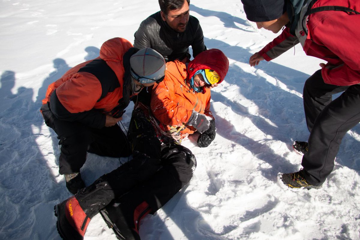 X E E H A N Pakistan Army Rescue Russian Climber Alexander Gukov Who Was Struck At 650 Feet High Latok Peak In Biafo Glacier In Northern Areas