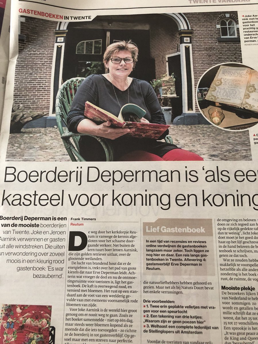 Hier begon het, de aftrap van @glasbuitenaf in juni 2015 bij Erve Deperman. Prachtige locatie in Twente.