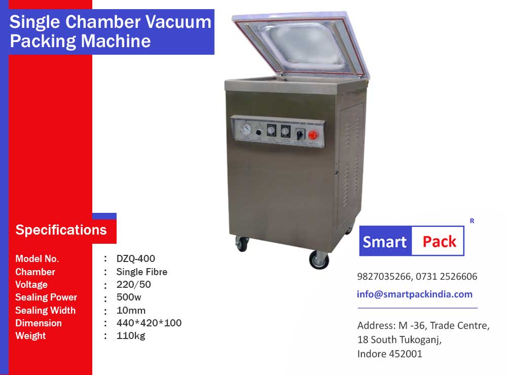 SmartPackIndia's tweet image. Single chamber vacuum packaging machines available in Models DJ 400 can finish the whole programs of vacuum extraction, gas flushing (optional), sealing, cooling and exhaust automatically.
#vaccum_packaging #machine #packaging_machine #smartpack