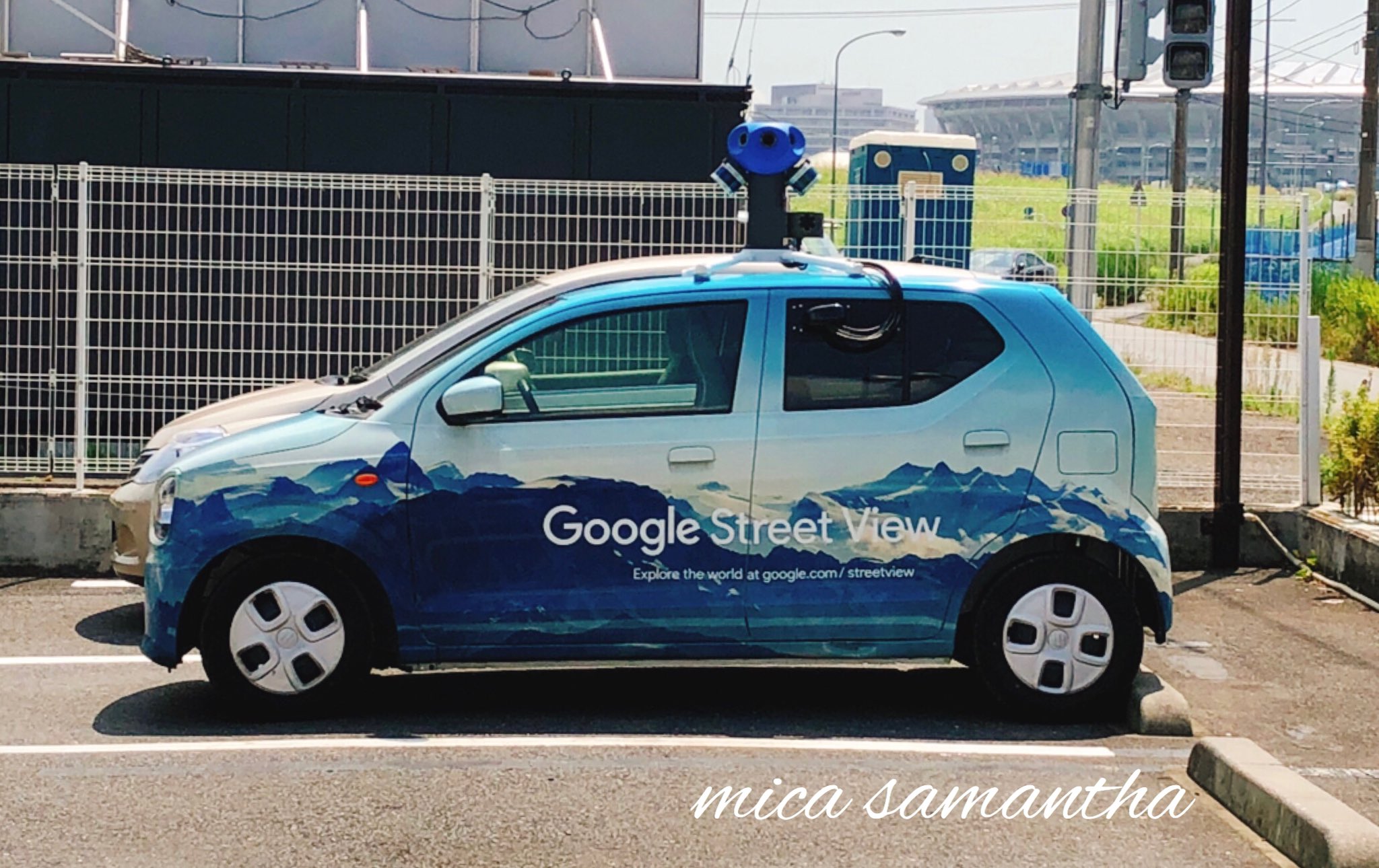 Twitter 上的 Mica Samantha 初目撃 コンビニにgoogle Car 7月終わりのワクワクo O O 初目撃 Googlecar Googlestreetview コンビニに停まってた グーグルカー グーグルストリートビューこれで撮影してるんだ カメラ搭載車 7月終わりのワクワク