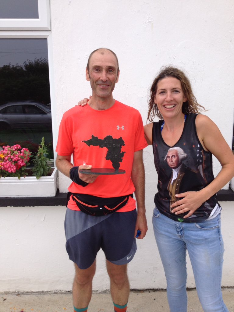 todayInIreland's tweet photo. Now THAT's a TROPHY! Cast iron 😳 Achill Running ultra marathon back2back (39 miles Saturday AND Sunday!) #AchillUltra #Ireland On Wild Atlantic Way @achillultra https://t.co/a9zoUS1Hst