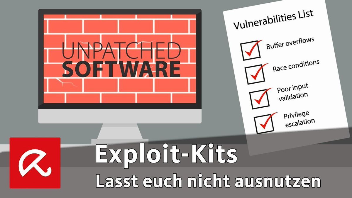 Avira's tweet image. #ExploitKits können ganz einfach angepasst und dann an technisch weniger versierte #Kriminelle verkauft werden. youtu.be/z3ME4QCbklo #ITSicherheit