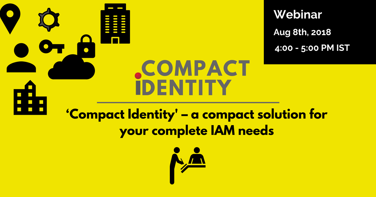 cross_identity's tweet photo. Webinar on Compact Identity™ – a compact solution for your complete IAM needs
https://t.co/db17SUFCud
#security #IAM #CompactIdentity #Webinar #Databreaches #solution #ilantus #OneClicktoAccessAllApps #UserLifeCycle #NextGenIdentity #IdentityAccessManagement #DigitalIdentity https://t.co/7XlhfzzWv0