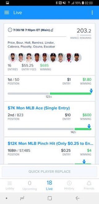 machine_dfs's tweet photo. HUGEEE #dfs main lineup today 💪🏼 GPP TAKEDOWN https://t.co/zikzFxxrUG