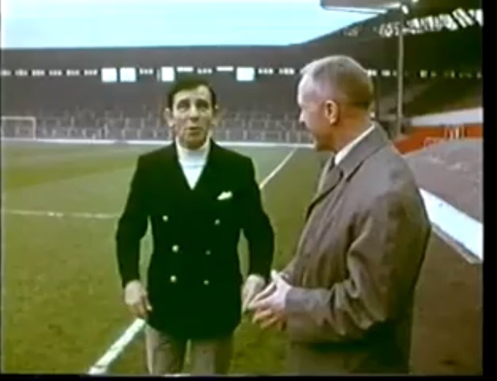 MICHAEL BURGESS on Twitter: "Norman Wisdom meets Bill Shankly 1973 at  Anfield… "