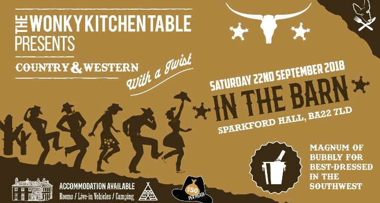 Sparkford_Hall's tweet photo. We have another wonderful  #SupperClub Event for you on Sat 22nd Sept. If you haven’t been to one of our events before, don’t miss this! Hosted by 
@wonkydogproductions #TheFrenchKitchen &amp; #SparkfordHall tickets are £50 for a cocktail incredible food &amp; entertainment. #Somerset https://t.co/8Si88Cue9X