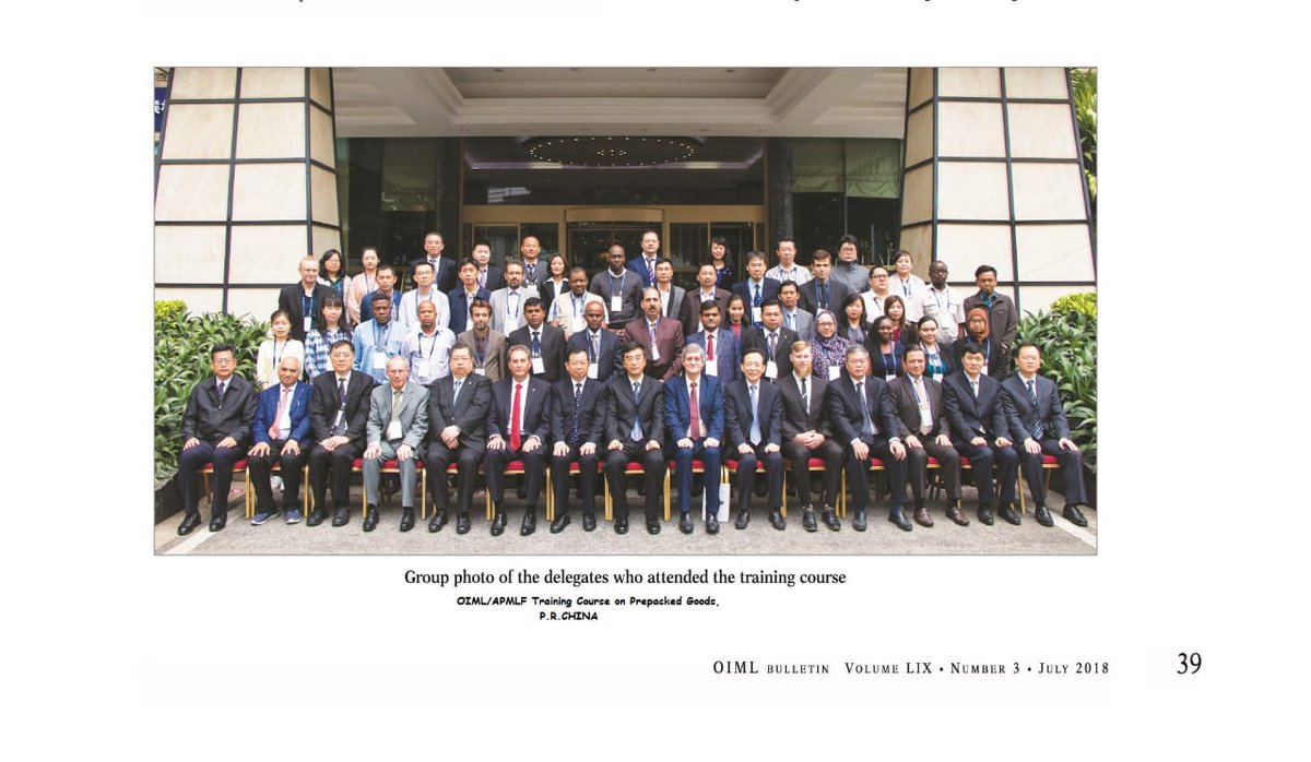 Controller LEGAL METROLOGY Uttar Pradesh in Seminar related to Pre-Packed Commodity in PEOPLE REPUBLIC OF CHINA