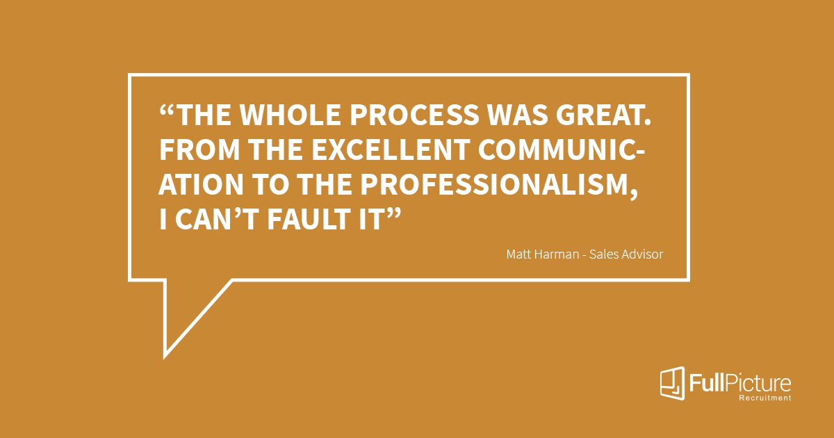 FullPicture_Rec's tweet image. Another glowing #TestimonialTuesday for our consultants. If you're looking for a new role in and around the #Portsmouth, #Southampton or #Fareham area, contact us today on 01489 667 033 or email hello@fullpicturerecruitment.co.uk. #UKJobs #Recruitment #CareerAdvice #HampshireJobs