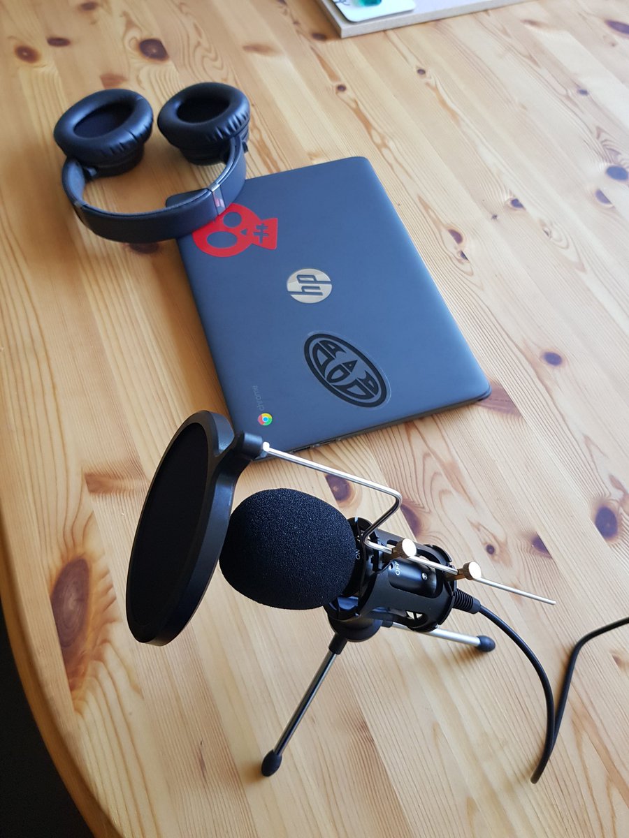 A morning of recording awaits!