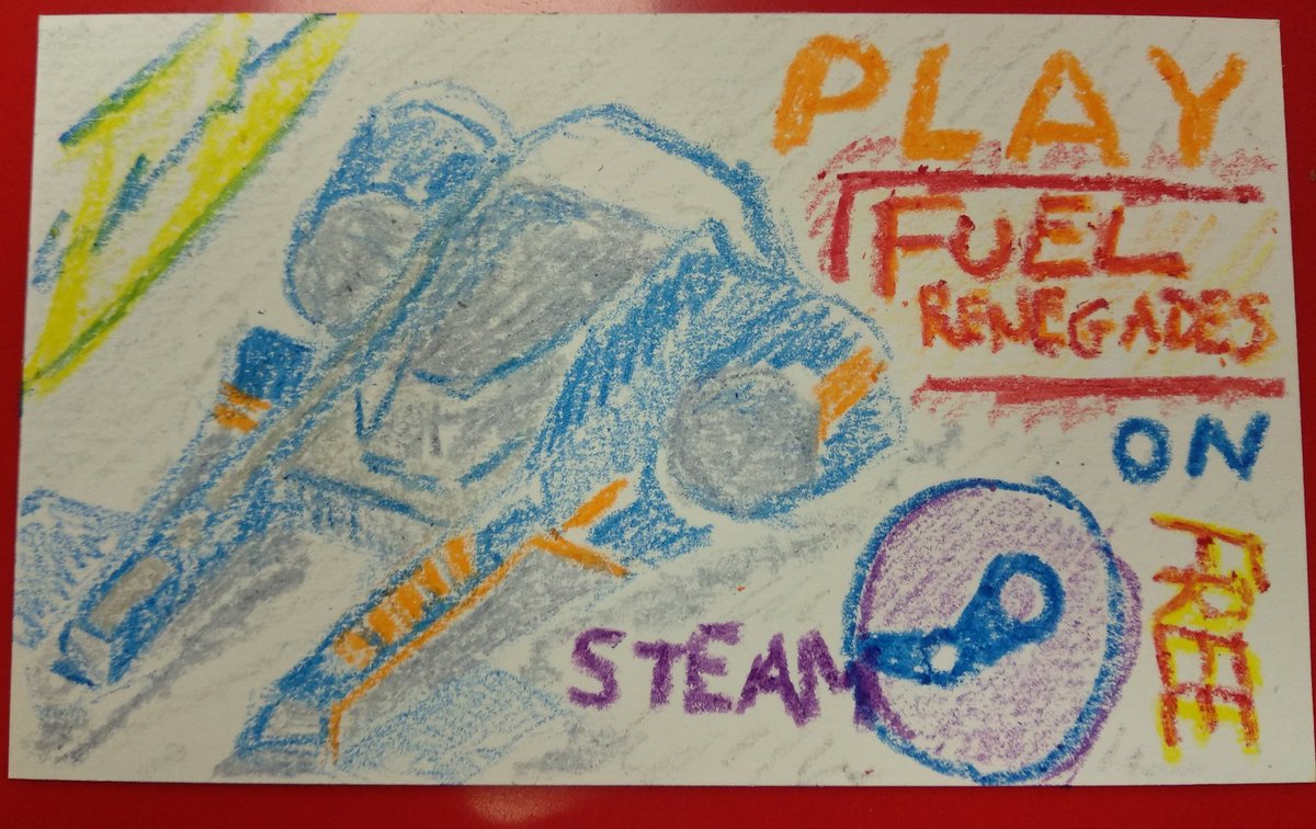 ModularSouls's tweet photo. Seems like we've got our first #fanart! Sent by @/sap_c4 (Instagram) and posted in Five Guys, Madrid...

We'd love to see more of this awesome art coming from you renegades!

#FuelRenegades #gamedev #indiedev https://t.co/Ygu0UclHZz