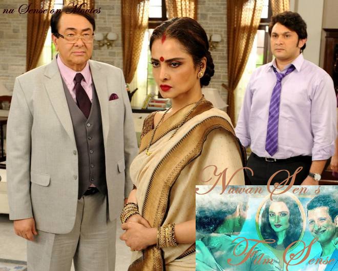 Nuwansenfilmsen's tweet photo. #LateLastNight saw #SuperNani(2014)on #ZeeCinema!Bit #Enjoyable thanks to #Rekha's #hilariousperformance as a #60yearold #Grandmother who gets into #modelling,in her #oldage.#ShreyaNarayan is the #nextbest.#SharmanJoshi's(the #grandson)#comical #westernizedHindi gets #stale!4/10! https://t.co/pQ0SY4MOLH