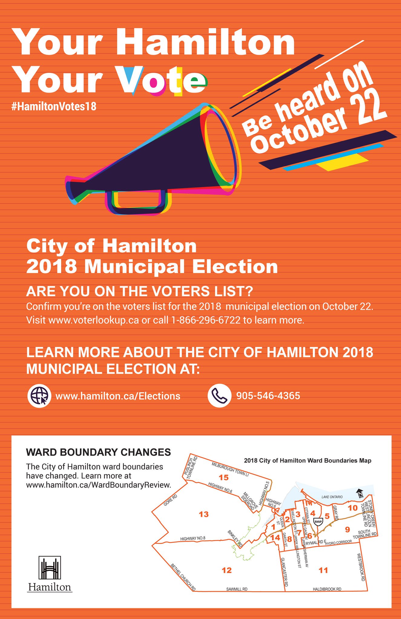 City of Hamilton on Twitter "Confirm your place on the VOTERS LIST in