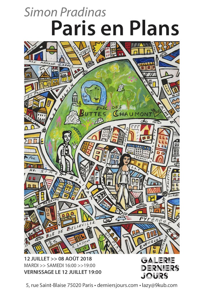 Les bons plans parisiens de Simon Pradinas:

Au gré de ses 50 acryliques, Simon nous invite à re-découvrir un Paris plein de poésie, d’Histoire et d’anecdotes qu’il a croqué pendant ses vagabondages.

Un vrai régal !!!
#art #artgallery #ArtLovers #Paris #Plans #artnews #peintures