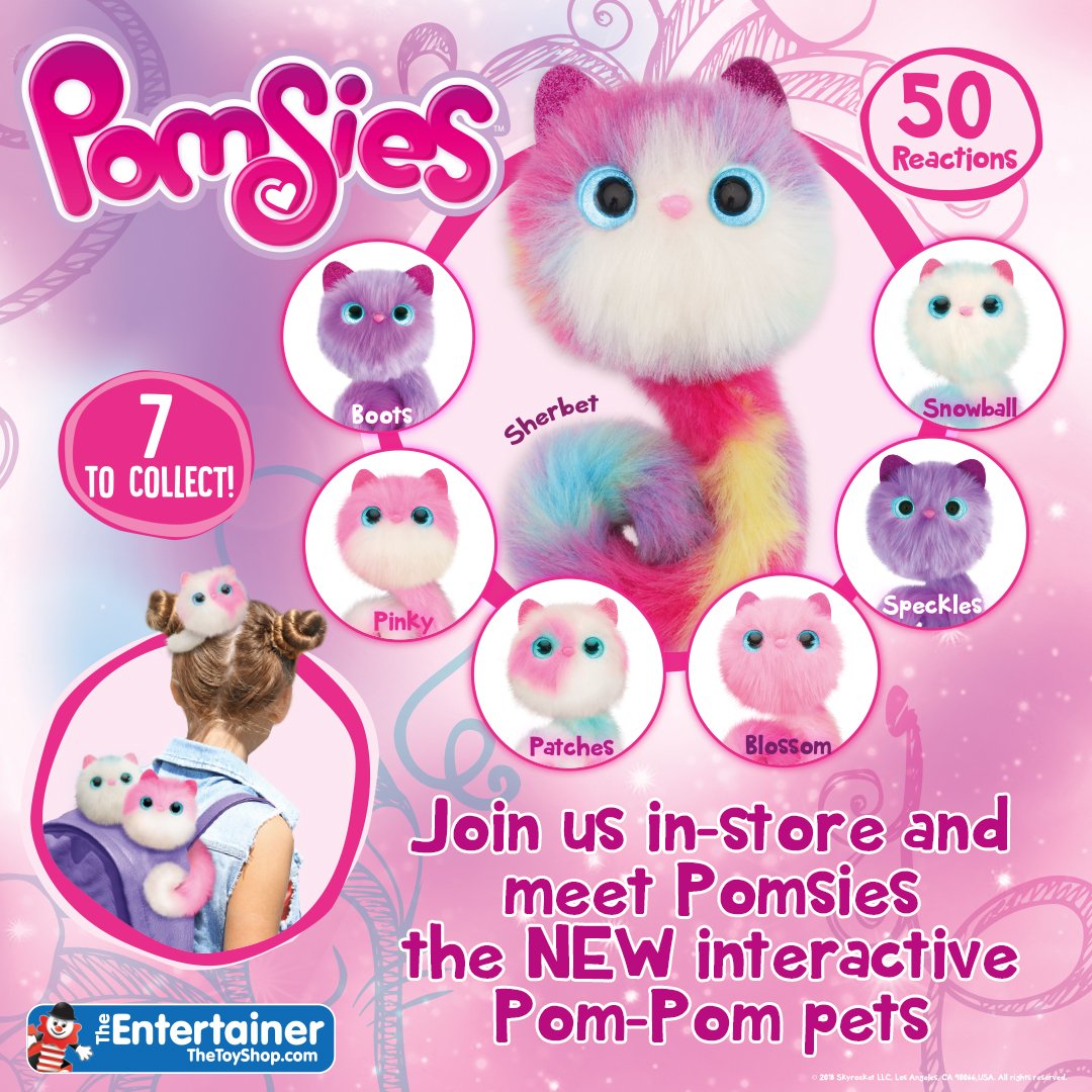 White Rose Twitter: you met Pomsies, the loveable Pom Pom Pets? Meet them at https://t.co/4sZWcrjw1r" / Twitter