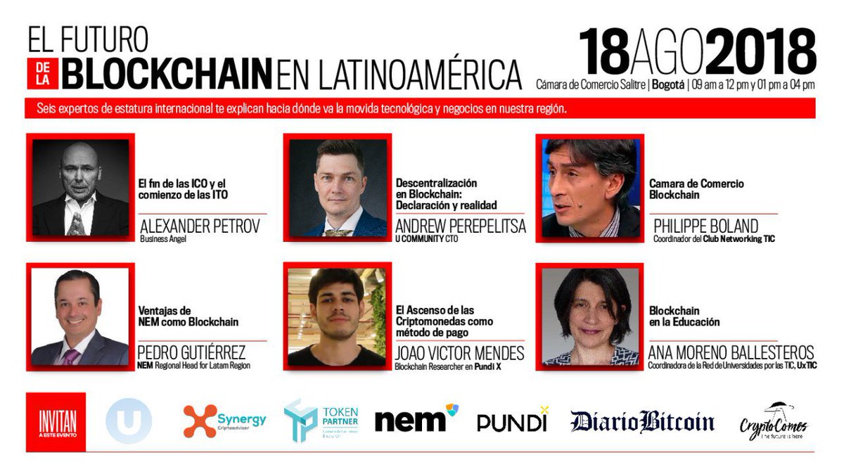 enREDo's tweet photo. 332 inscritos en 24 horas para el evento El Futuro de la #Blockchain en Latinoamérica https://t.co/cPF07uX1TU … @Ministerio_TIC @investopi @jbedoyalima @CaracolTV @NoticiasTRO @Talento_TI @CompuParaEducar @Bogota @RevistaArcadia @elcolombiano @metamorph_io @Eduardo_Noriega https://t.co/0JZLn9I2dU