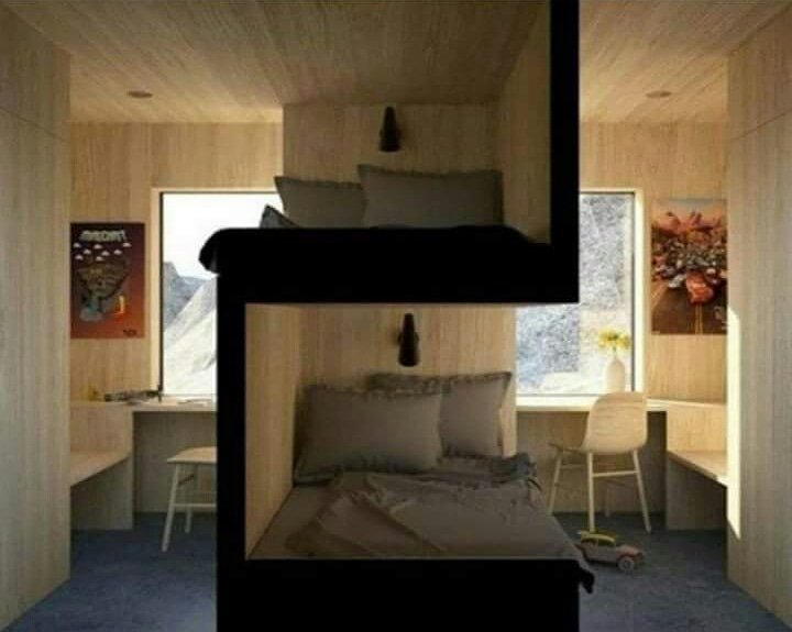 LysetskyInfo's tweet photo. Good solution for kids' bedroom.  
#homeideas #interiordesign #bedroomideas #homedesign #interior https://t.co/eWBuHJnylI