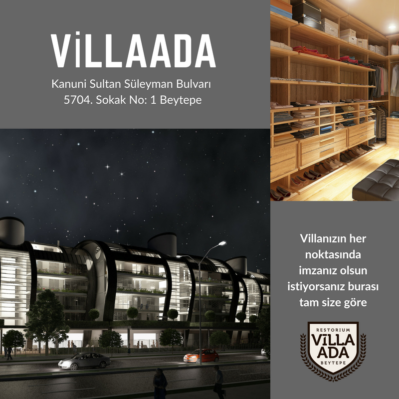 Villanızın her noktasında imzanız olsun istiyorsanız burası tam size göre...