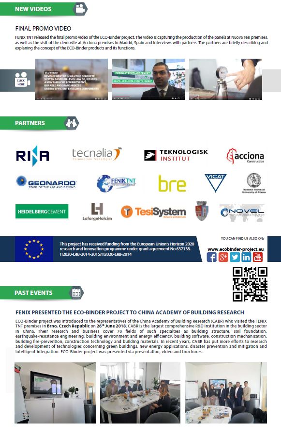 Ecobinder1's tweet photo. Don't miss our latest newsletter (subscribe or download on our website https://t.co/JL6QSy8brk)
#H2020 #energyefficiency #concrete Enjoy! 🇪🇺 https://t.co/9sj5VegpzA