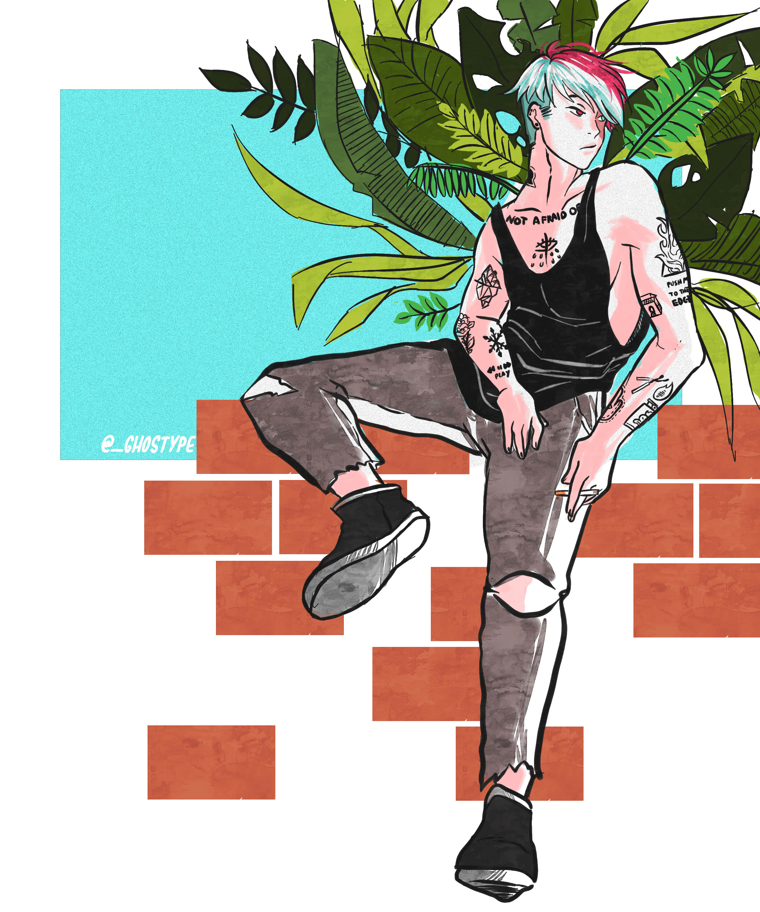 𝐉𝐮𝐩𝐢𝐭𝐞𝐫 Redraw Of The Post Goth Emo College Au Todoroki Todorokishouto Bnha Todoroki Fanart T Co Rmqombznca Twitter